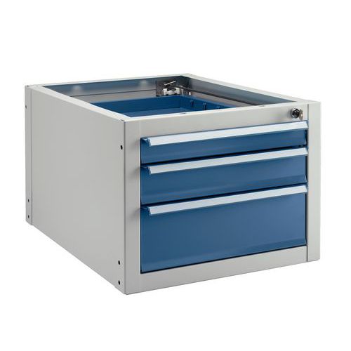 Cassettiera 3 Cassetti H=60,90,150Mm,