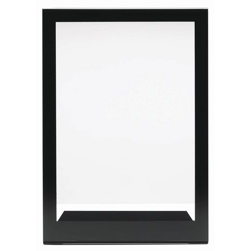 Espositore A4 con telaio nero 241x348x72 mm,