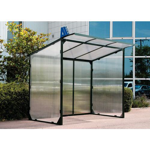 riparo aperto colore verde