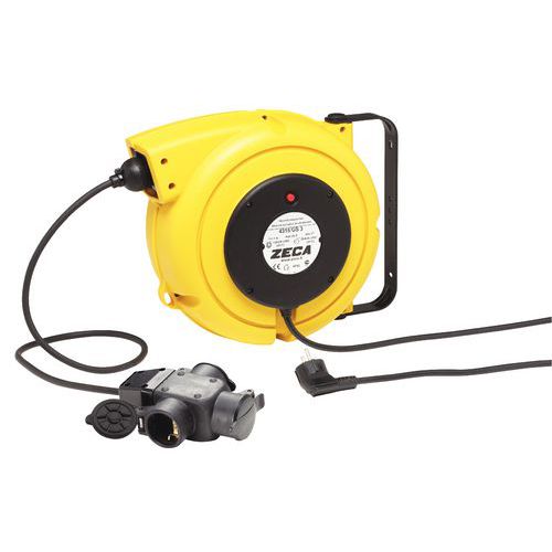 Avvolgitore Chiuso Con Presa Multipla Schuko fiche Schuko,