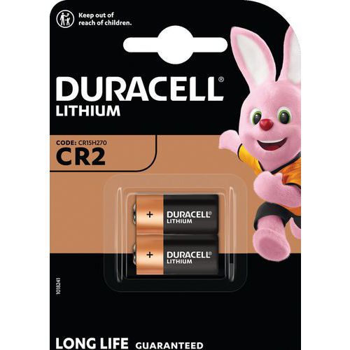 Pila al litio ad alta potenza Duracell CR2 3 V,