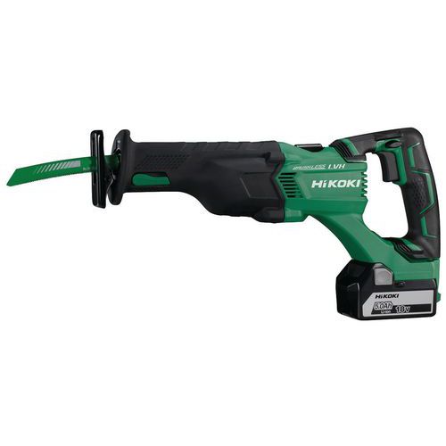 Seghetto alternativo 120mm 18V, 2 batterie 5Ah, caricabatt.,