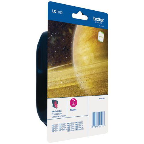 Cartuccia d'inchiostro - LC-1100 - Magenta - 750 pagine - Brother,