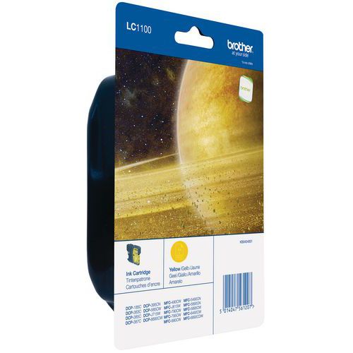 Cartuccia d'inchiostro - LC-1100 - Giallo - 750 pagine - Brother,