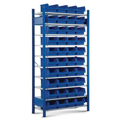 Scaffalatura aperta per 40 contenitori Easy-Fix -Base,