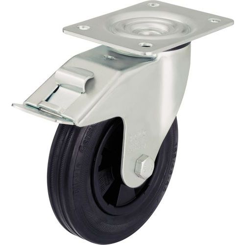 Rotel Gir.+Fr D=200Mm P=295Kg corpo poliprop + caucciù,