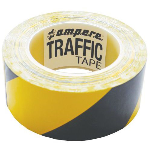 Nastro adesivo per marcatura giallo/nero 30mx50mm Serie 2,