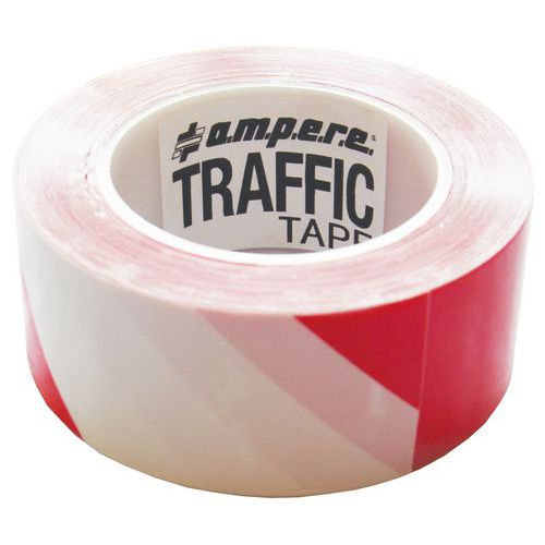 Nastro adesivo per marcatura rosso/bianco 30mx50mm Serie 2,