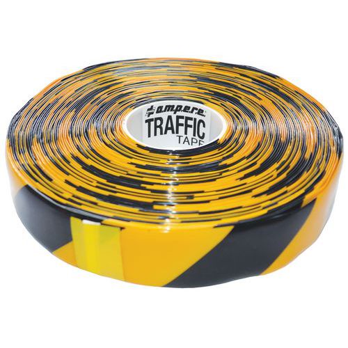 Nastro adesivo per marcatura giallo/nero 30mx50mm Serie 3,