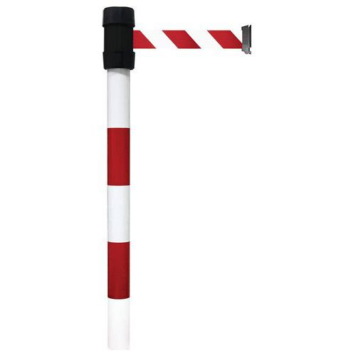 Paletto con nastro 4m rosso e bianco,