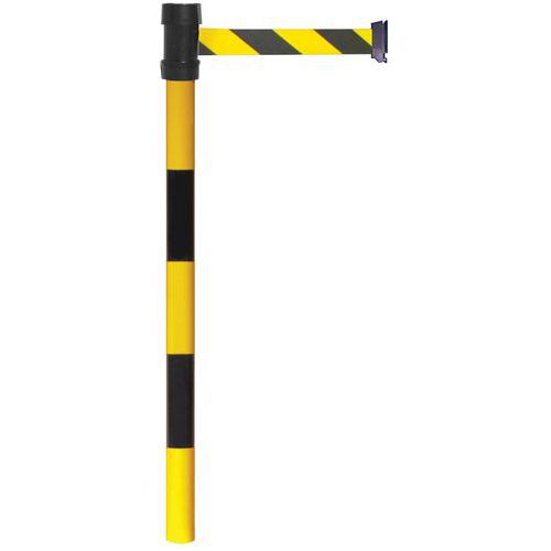 Paletto con nastro 4m giallo e nero,