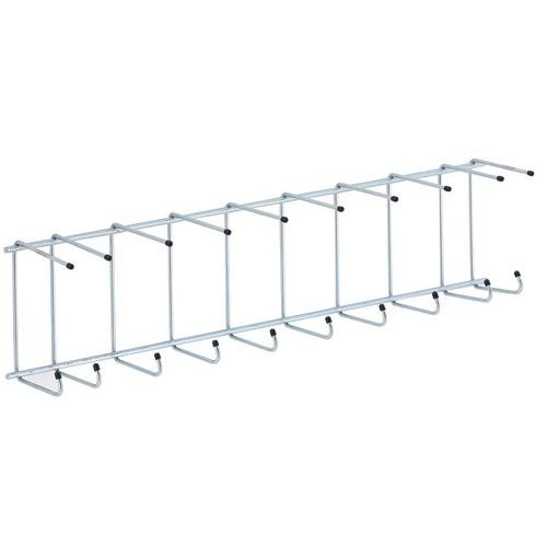 Rastrelliera universale 2 elementi per 1m15 di spazio utile,