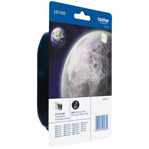 Cartuccia d'inchiostro - LC-1000BK - Nero - 500 pagine - Brother,