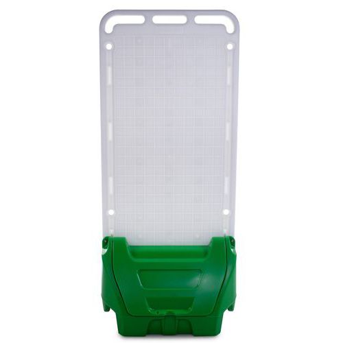 Espositore per affissione mobile - Base verde,