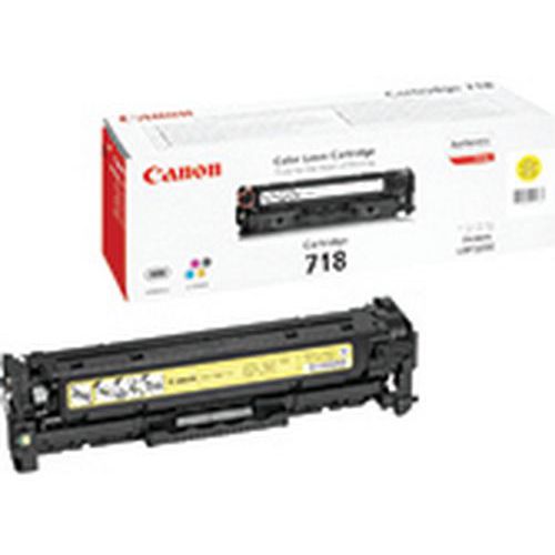 Toner - 718 - Giallo - 2900 pagine - Canon,