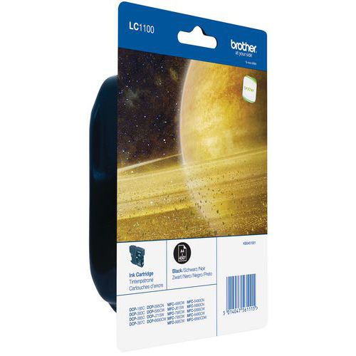 Cartuccia d'inchiostro - LC-1100 - Nero - Brother,
