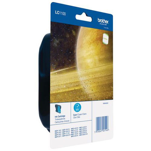 Cartuccia d'inchiostro - LC-1100 - Ciano - Brother,