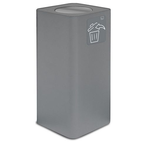 Pure gettacarte basculante 100 LT 1 pittogramma grigio,