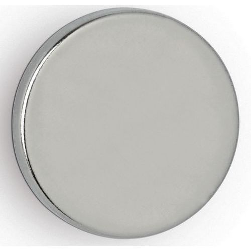 Lotto 10 magneti al neodimio potenti Ø 20x3 mm 4,2 kg-Maul,