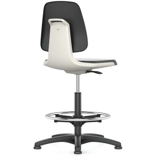 Sedia da officina Labsit Supertec Flex 3D - Bianco,