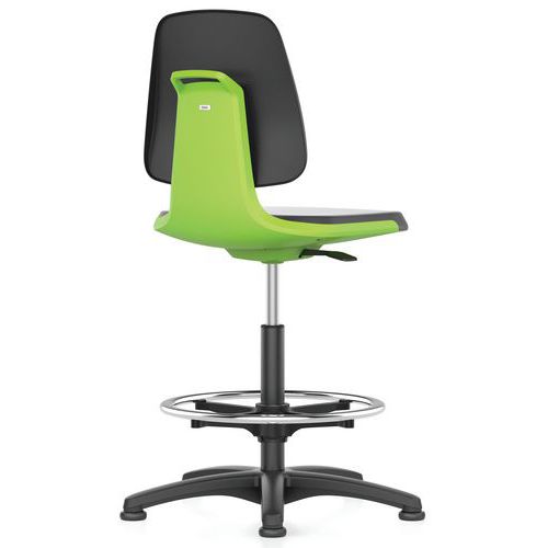 Sedia da officina Labsit Supertec Flex 3D - Verde,