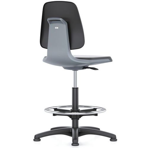 Sedia da officina Labsit poliuretano Flex 3D - Antracite,