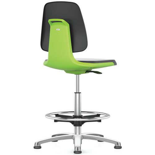 Sedia da officina Labsit poliuretano alluminio - Verde,