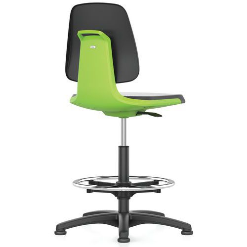 Sedia da officina Labsit tessuto Flex 3D - Verde,