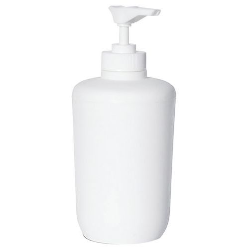 Dispenser di sapone in plastica - Bianco - Arvix,