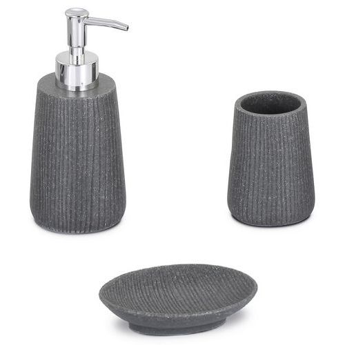 Kit da appoggiare in 3 pezzi - Cemento - Arvix,