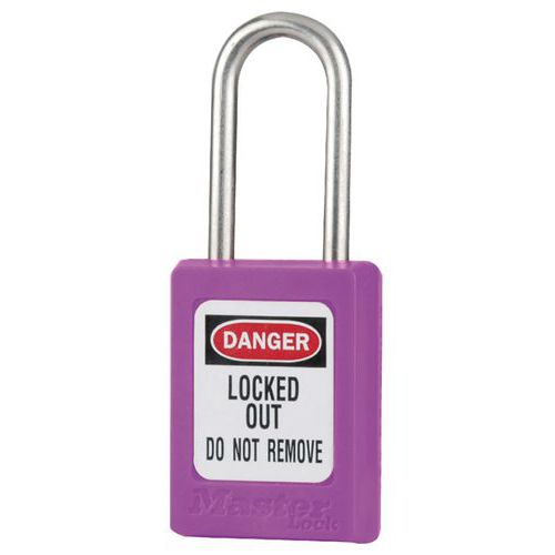 Lucchetto Zenex ® chiavi diff.chiav maestblocco estraz. Viola,