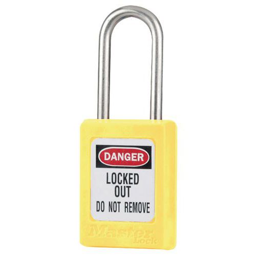 Lucchetto Zenex ® chiavi diff.chiav maestblocco estraz. Giallo,