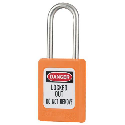 Lucchetto Zenex ®chiavi uguali chiav maestblocco estrazArancione,