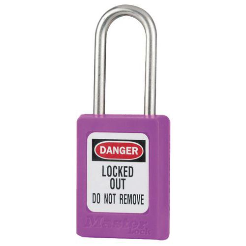 Lucchetto Zenex ®chiavi uguali chiav maestblocco estrazViola,