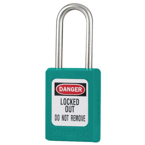 Lucchetto Zenex ®chiavi uguali chiav maestblocco estrazTurchese,