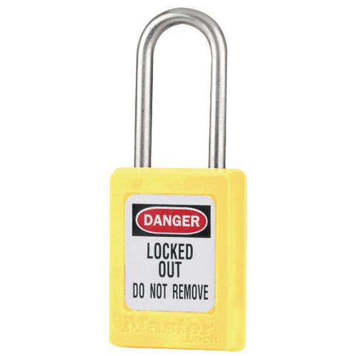 Lucchetto Zenex ®chiavi uguali chiav maestblocco estrazGiallo,