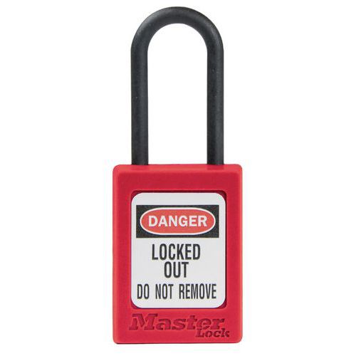 Lucchetto Zenex ® chiavi diff.maestraNObloc estraz Rosso,