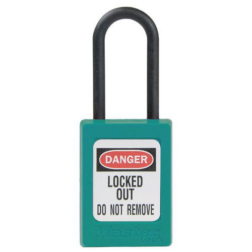 Lucchetto Zenex ® chiavi diff.maestraNObloc estraz Turchese,