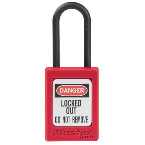 Lucchetto Zenex ® chiavi uguali chiave maestra - Rosso,