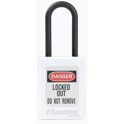 Lucchetto Zenex ® chiavi uguali chiave maestra - Bianco,