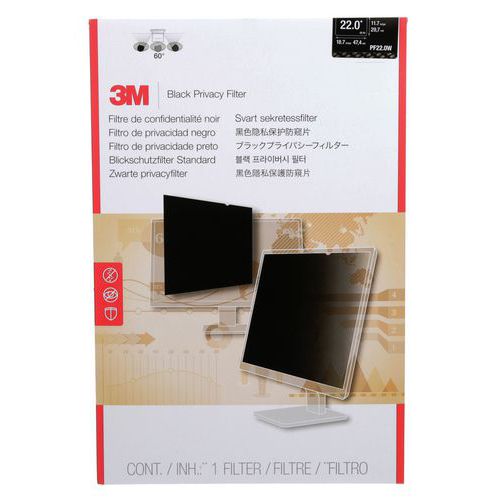 Pellicola protettiva nera per PC da 22'',