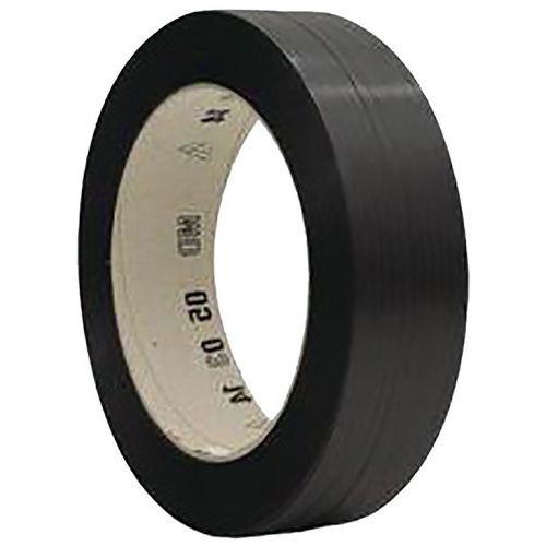 Bobina in poliestere 15,5x0,75 mm verde,