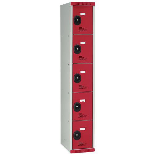 Armadietto monoblocco 1 col 5P A 1.800 x L 300 Monoblocco gr,