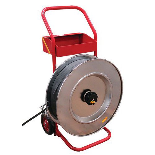 Svolgitore mobile per reggia in poliestere o acciaio,