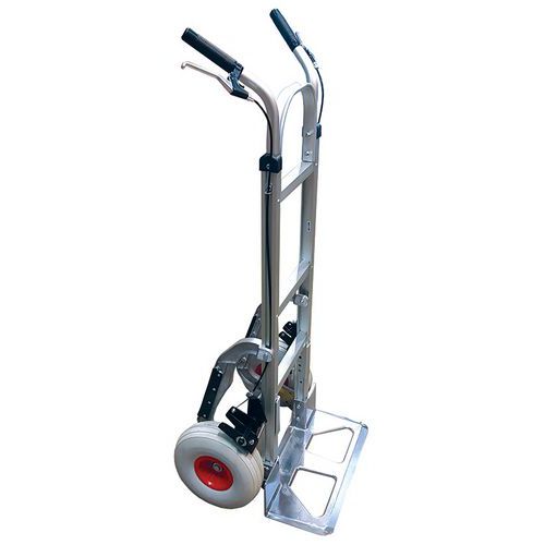 Carrello in alluminio 250 kg con freno,