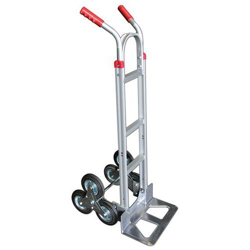 Carrello in alluminio a 3 ruote montascale,