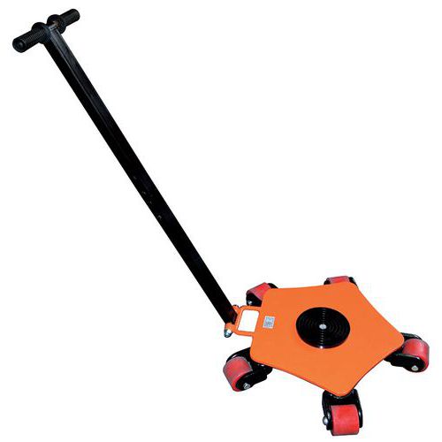 Carrellino con rotelle girevoli 2000 kg,