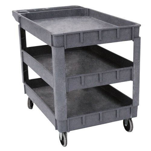 Carrello per officina in plastica 250 kg,