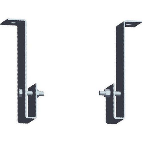 Fissaggi A Gomito Per Scala con gabbia di protezione,