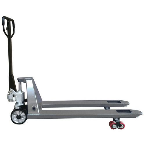 Transpallet Premium manuale 2500 kg grigio + etichetta,